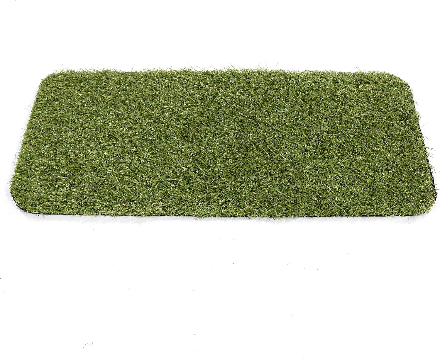 Artificial Grass Puppy Potty Training Pad with Tray, 15″ x 30″ Reusable Pee Pad