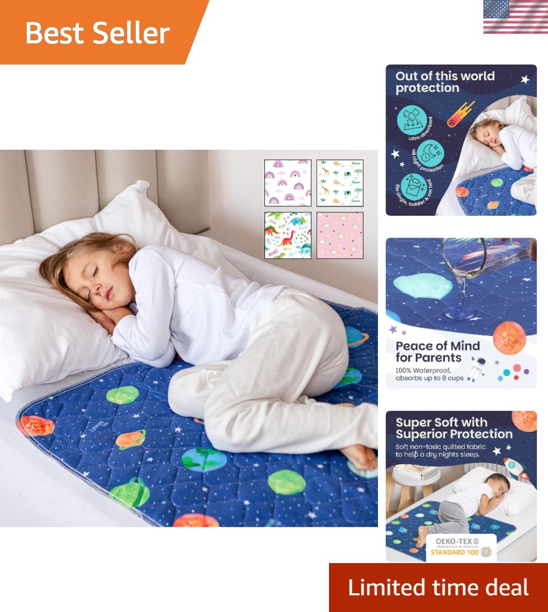 Potty Training Mattress Protector Pee Pads for Kids – Waterproof Toddler Bed …