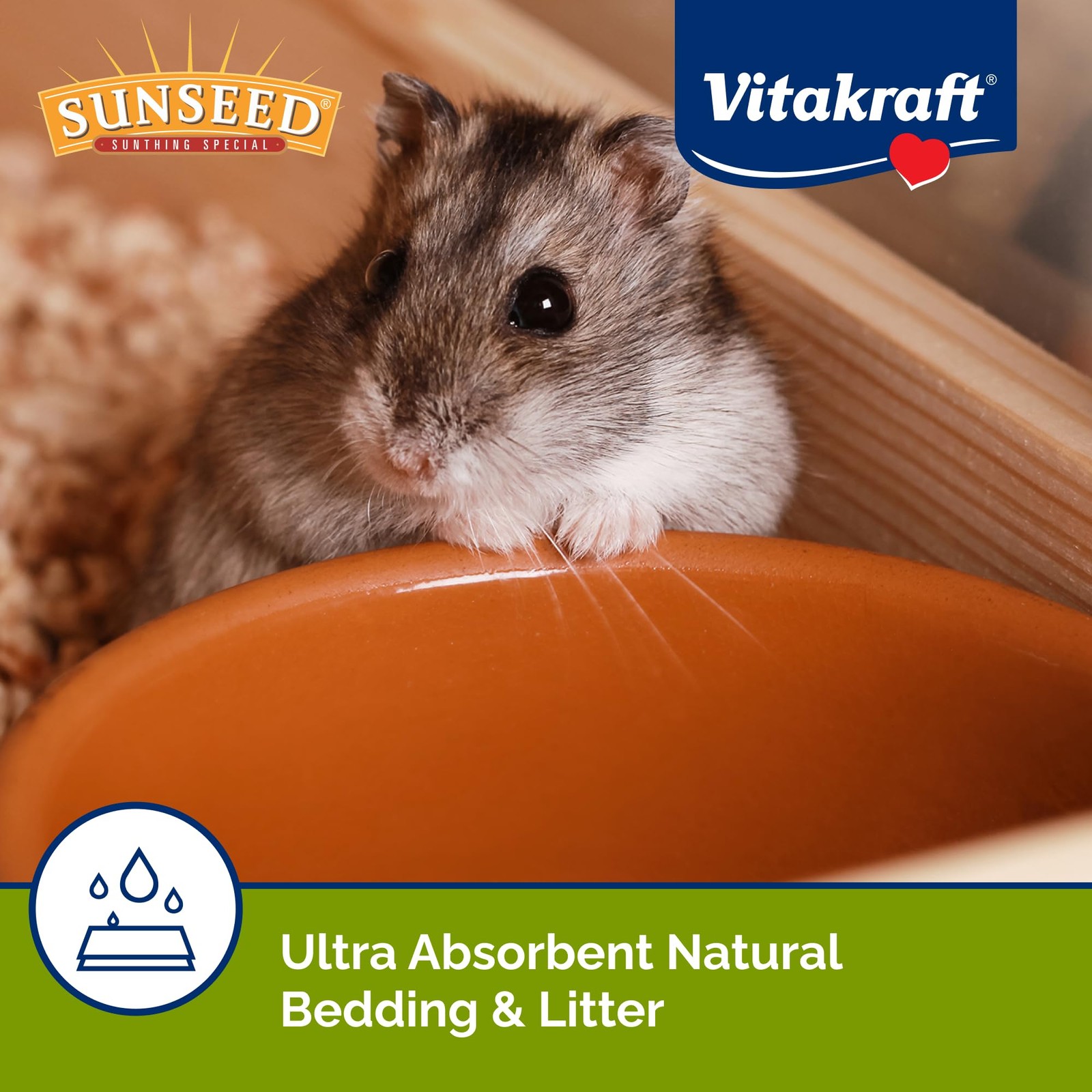 Sunseed Natural Corn Cob Bedding & Litter for Pet Birds and Small Animals – Made