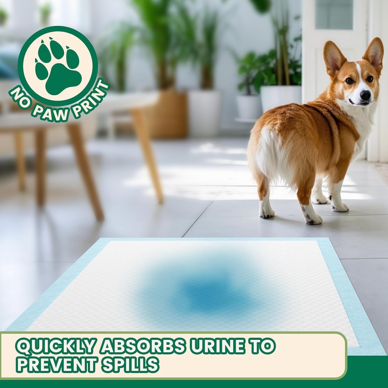 7 Layer Dog Pads 30×28 Inch, 30 Count – Super Dog Pee Pads Extra Large, Tear-…