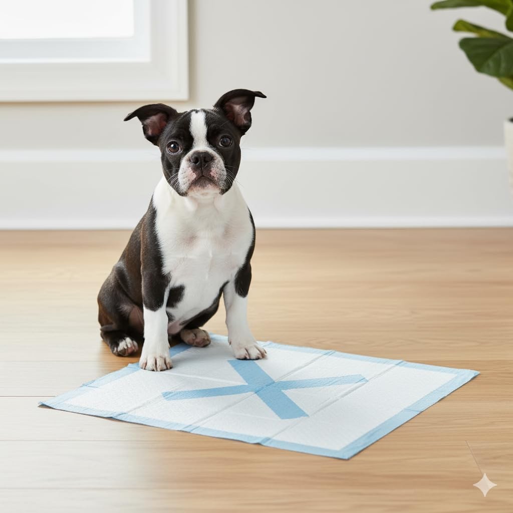 SPOT X Marks The Spot Extra Absorbent Puppy Pads with 50 COUNT, White