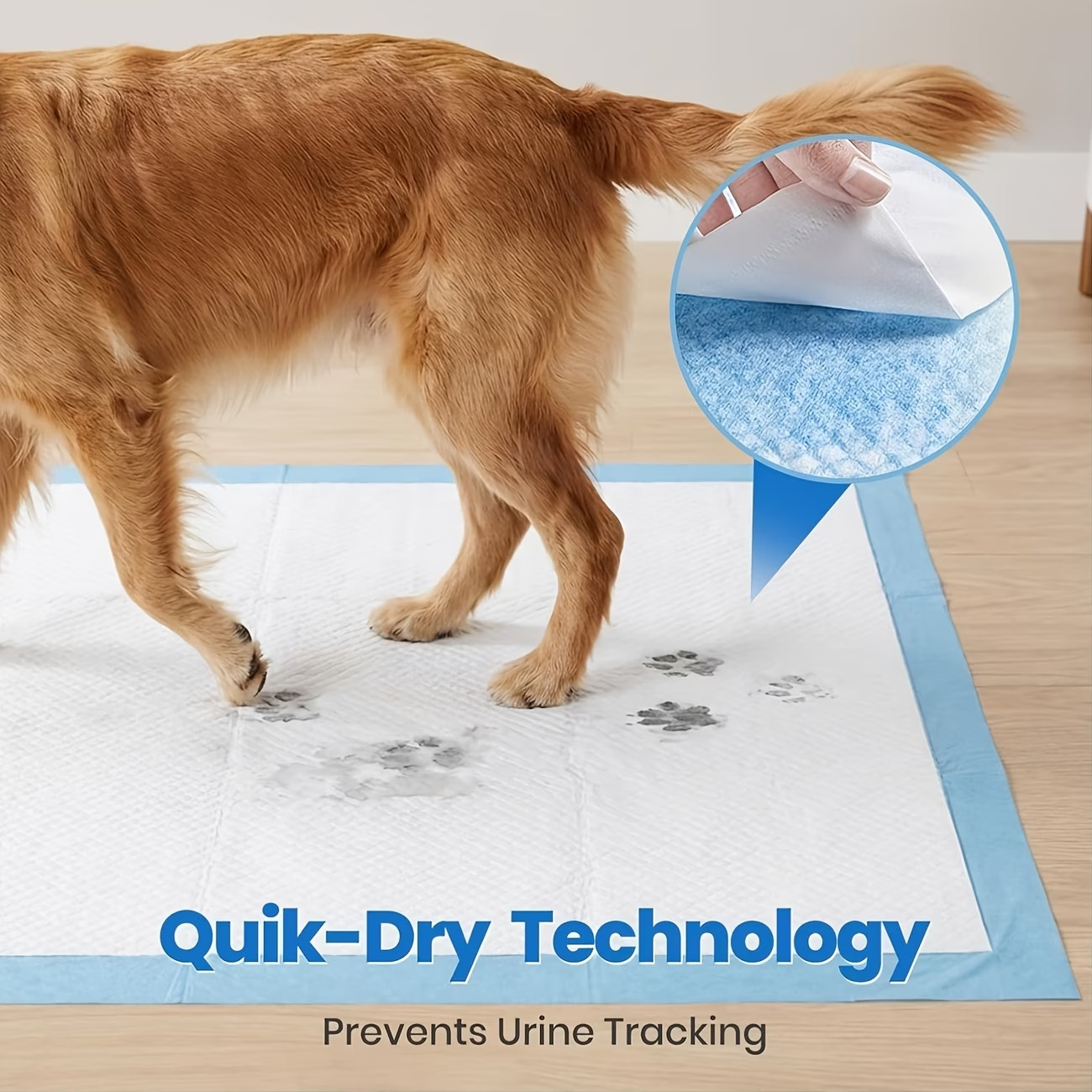 100PCS 23in x 23in XL DogPuppy Training PadsSuper Absorbent PeeLeak Proof