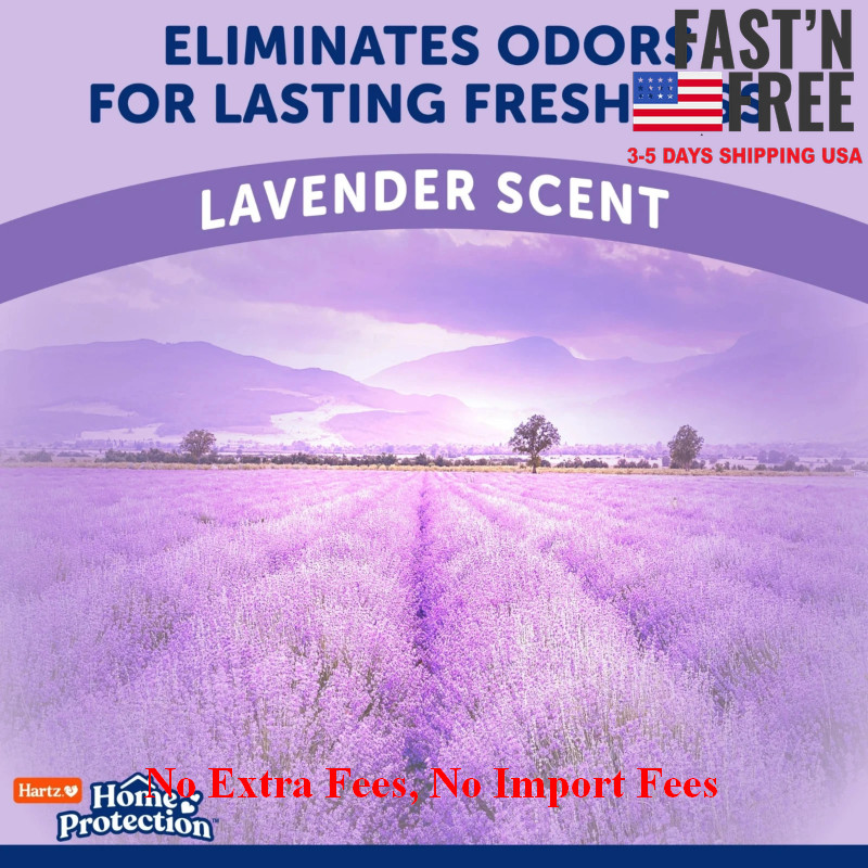 2P Hartz Home Protection Lavender Scent Odor-Eliminating Dog Pads, 21×21, 50ct