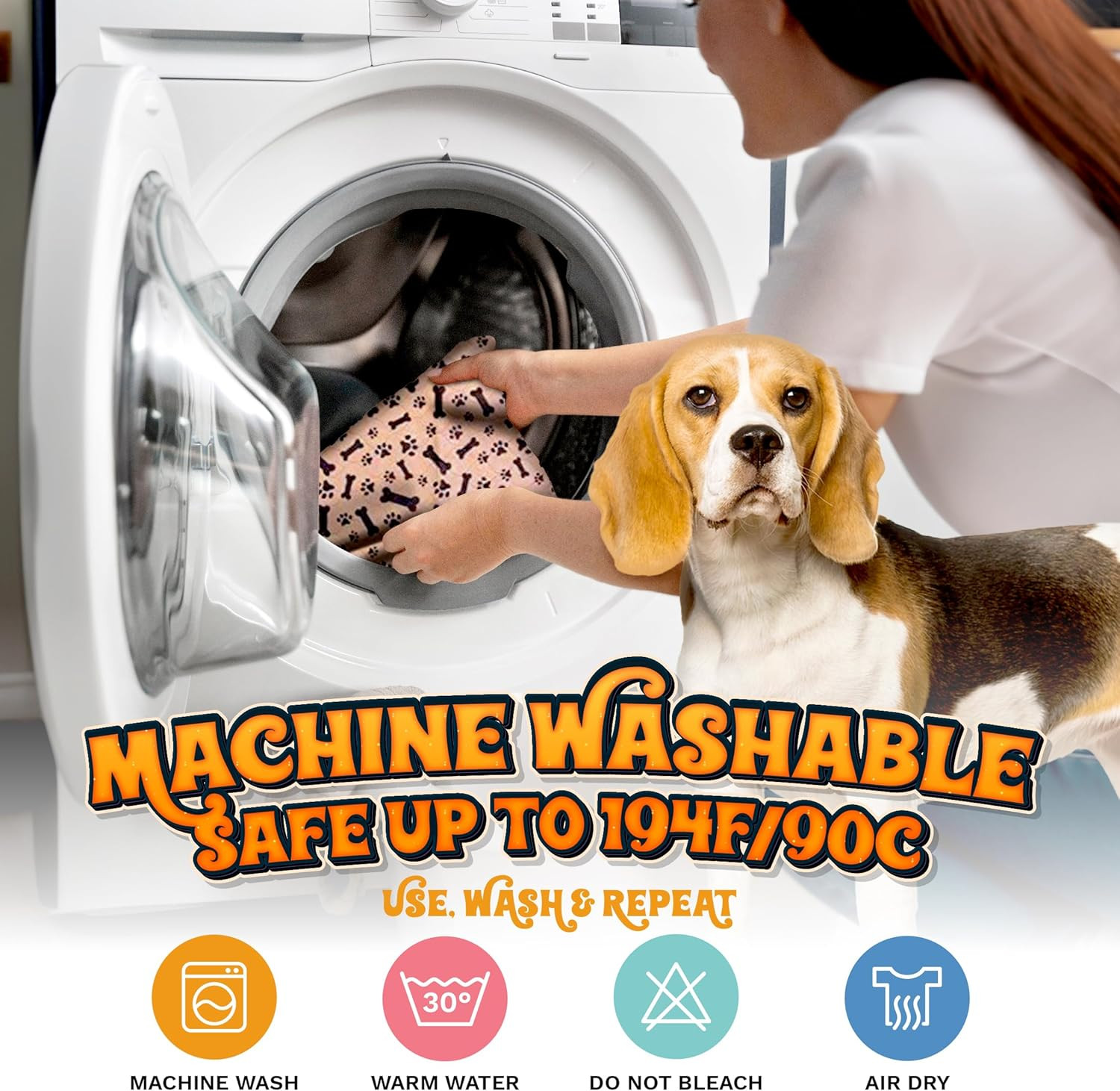 Super Absorbent Washable Pee Pads for Dogs Large 35 X 31 (2-Pack) Puppy Pads Pet