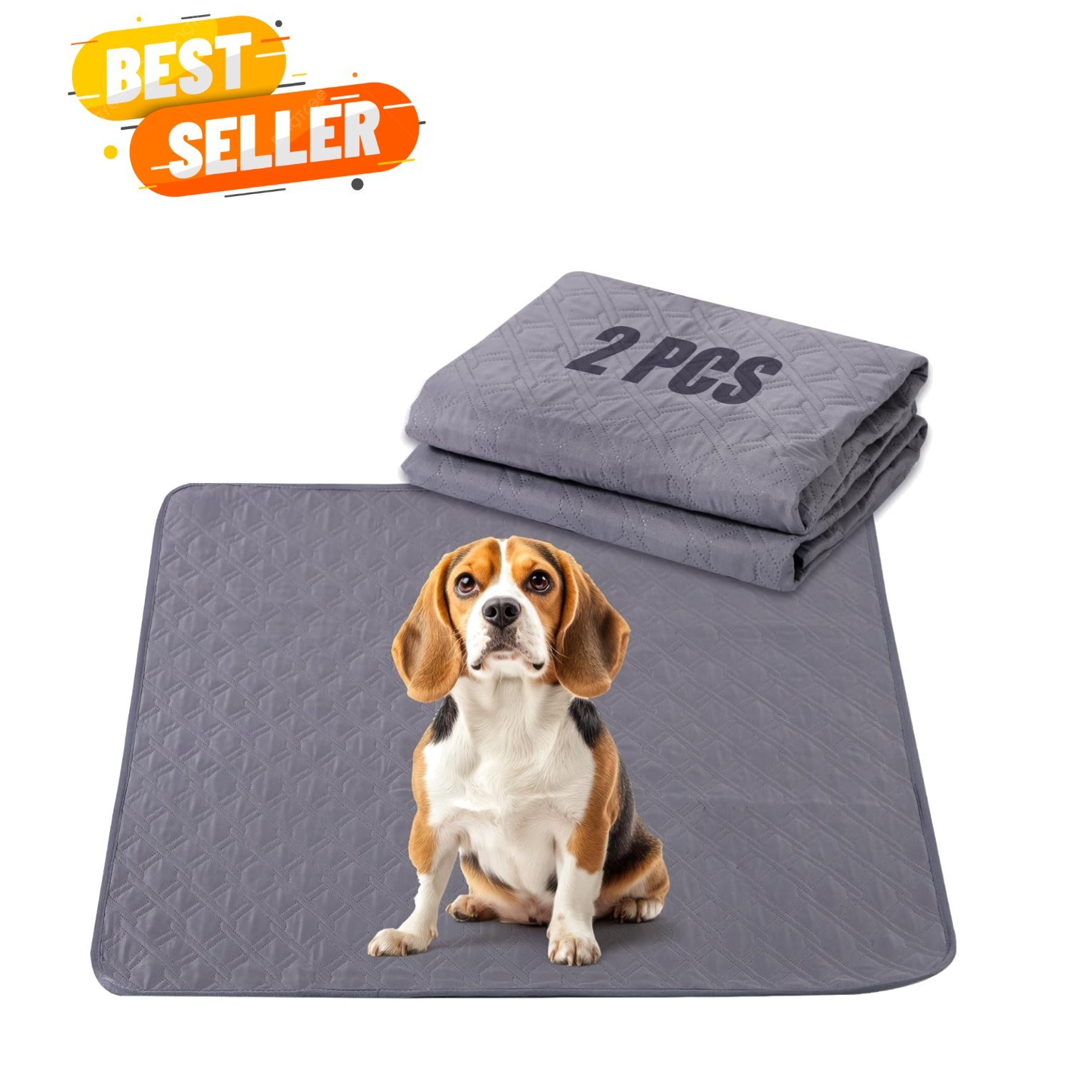 Versatile 24×18 Inch Waterproof Pet Training Pads – Non-Slip & Easy to Clean