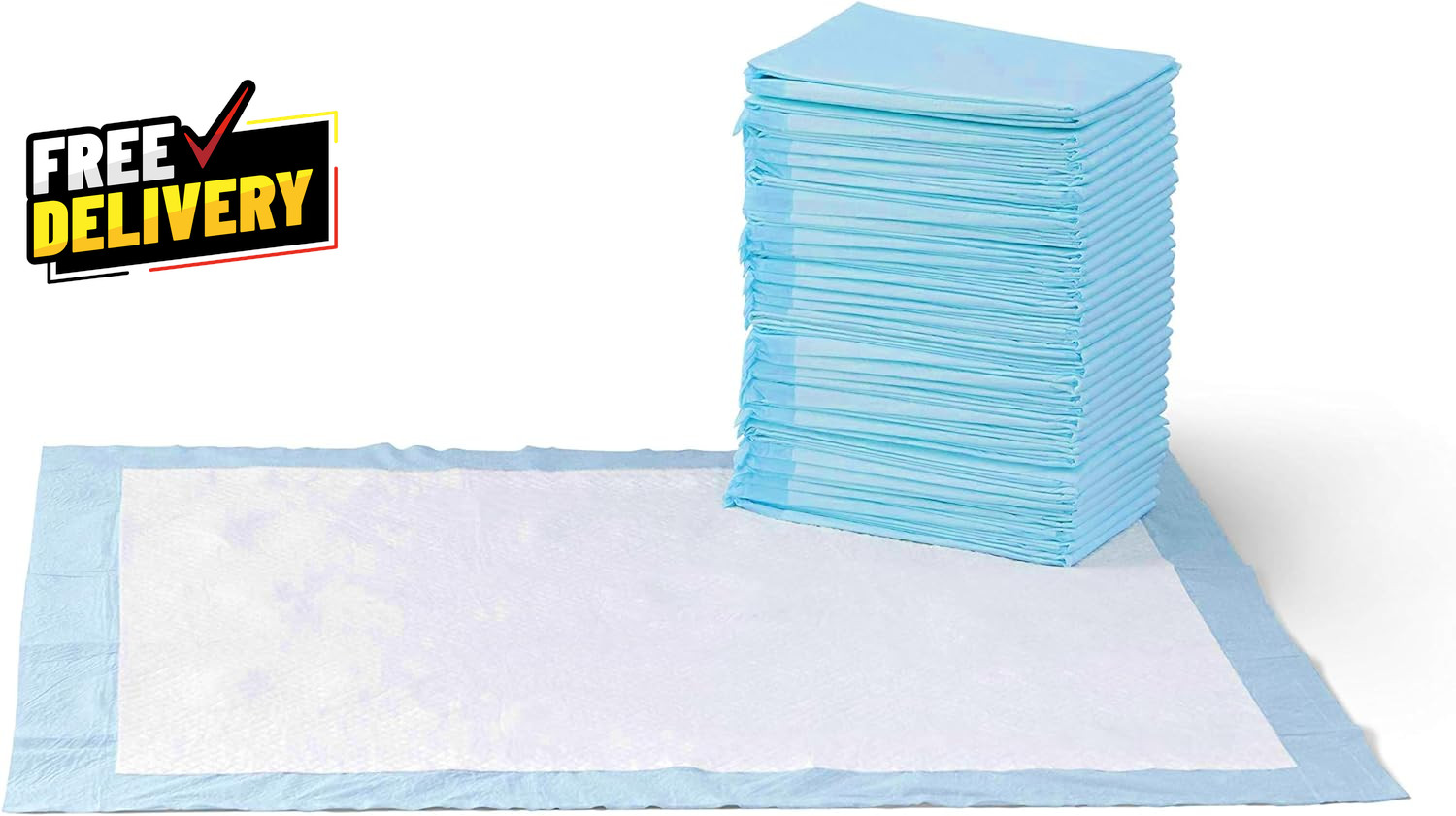 Dog and Puppy Pee Pads with 5 Layer Leak-Proof Design and Quick-Dry Surface….