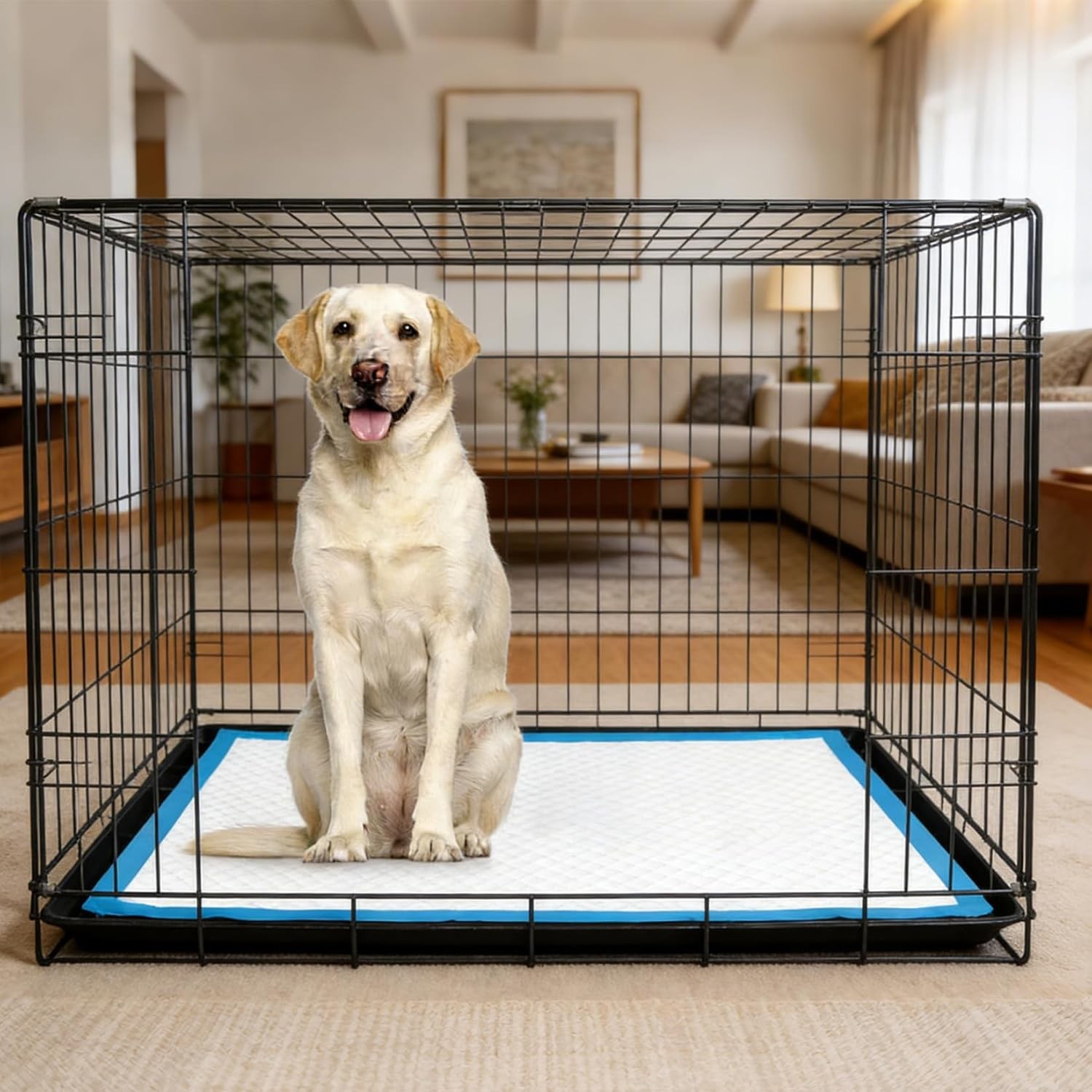 Puppy Pee Pad 20pcs 31.5x59in Extra Large Dog Training Pad 6-Layer Pet Potty Pad