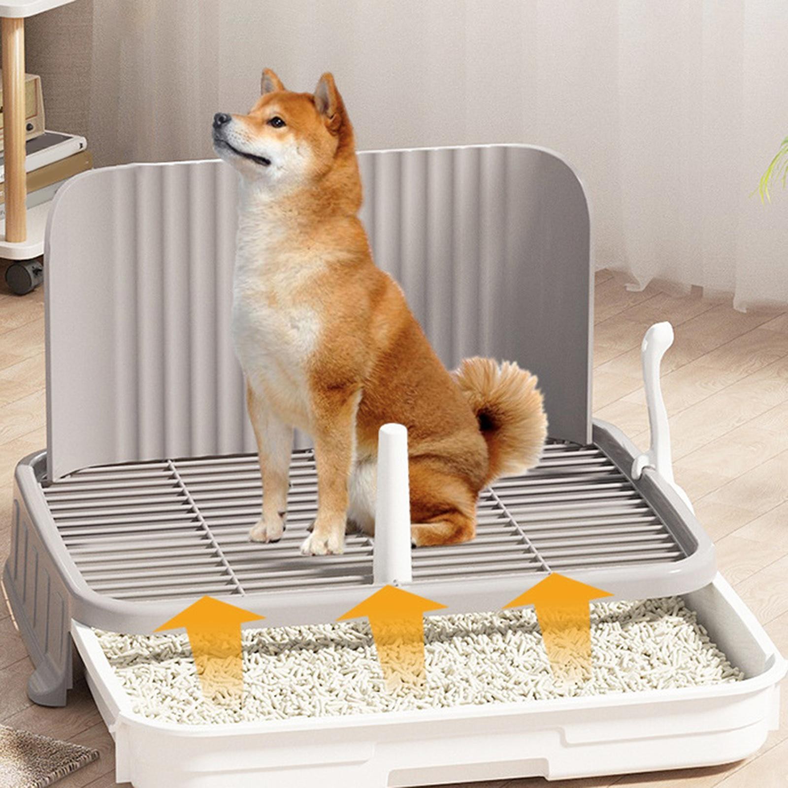Dog Potty Tray Toilet Puppy Toilet Pee Pad Holder for Puppy Small Size Dogs
