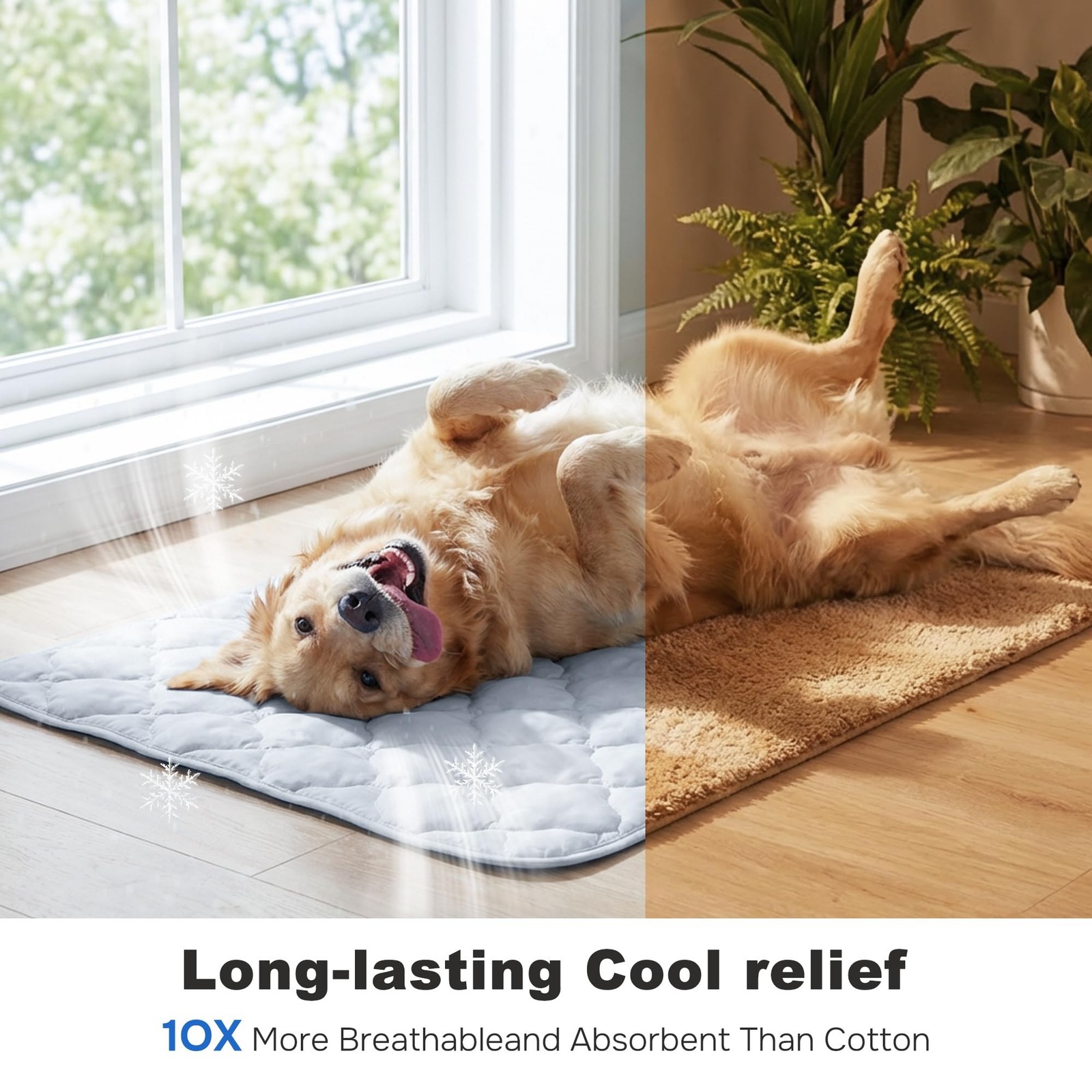 ZOMISIA Cooling Mat for Medium Dogs, Q-Max 0.5 Thin Breathable Cold Crate Pad…