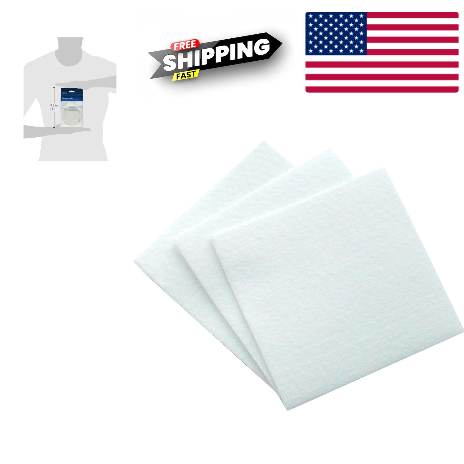 BiUbe Aquarium Cleaning Pads Set Soft and Tough Scrubbing Sponges for Fish Tanks