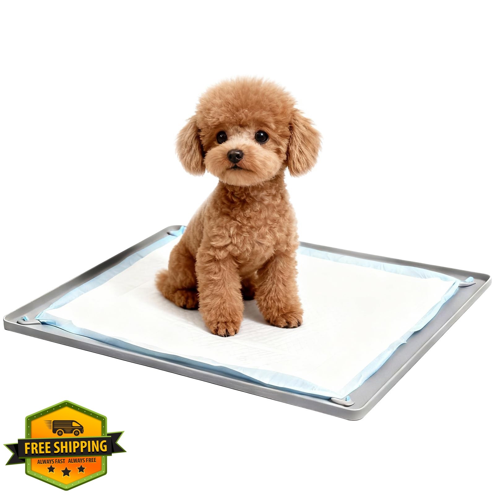 blissstorm Dog Pee Pad Holder Grey 24x16in