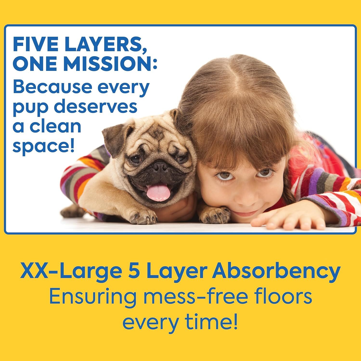 OUT! Heavy Duty XXL Dog Pads | Absorbent Pet Training and Puppy Pads | 30 Pads