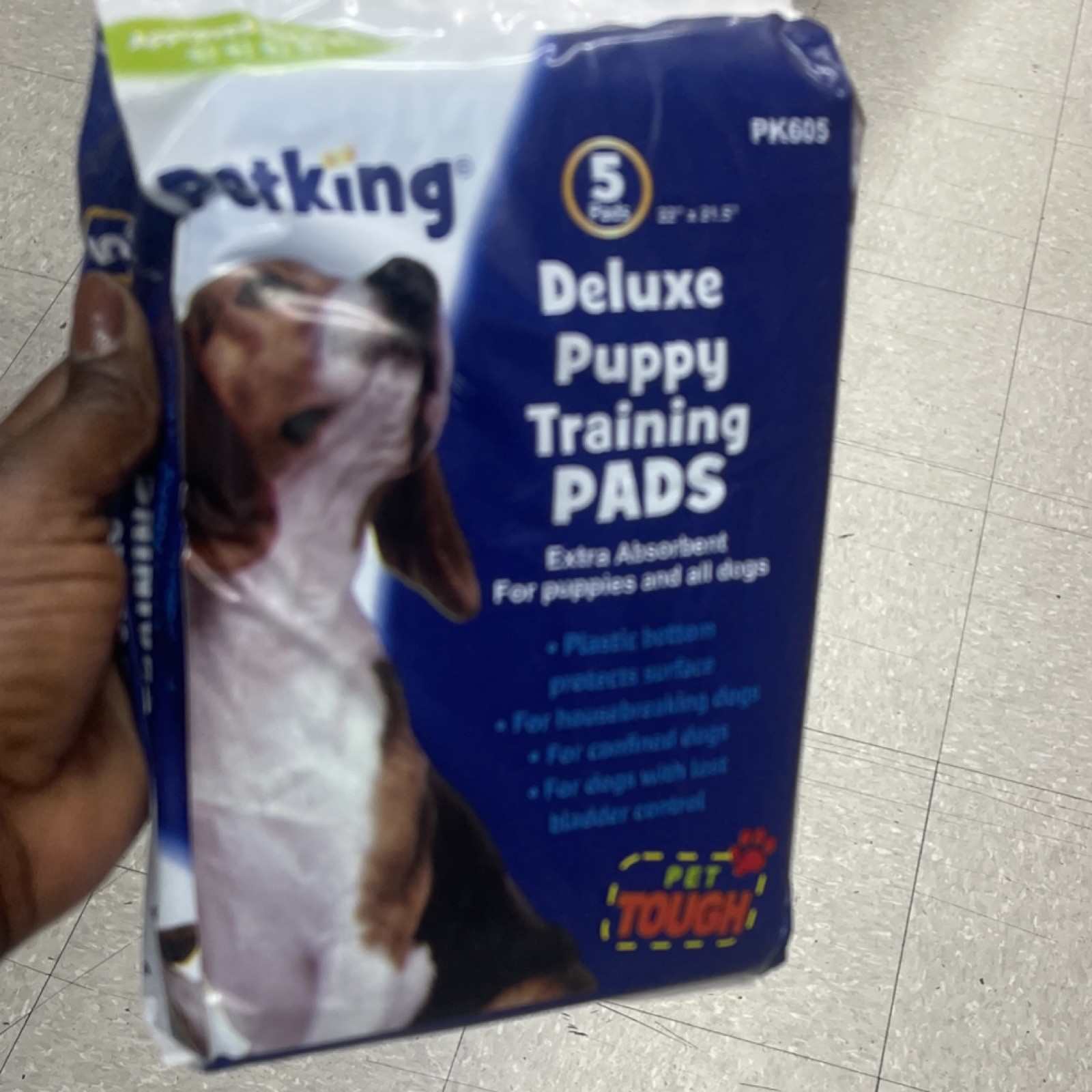 Petking Extra Absorbent Puppy Training Pads 5 Count 22 x 21.5 in PK605