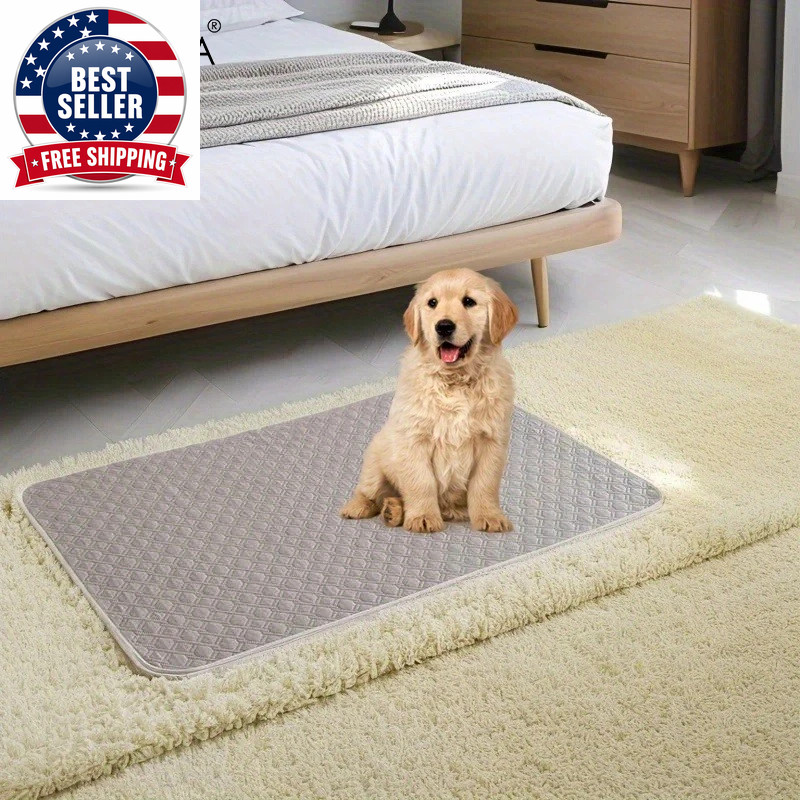 1PCS Reusable Washable Dog Urine Pads – with Leak-Proof Backing for Cages and In