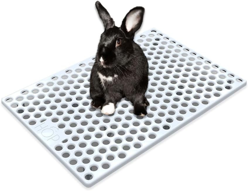 HOP Rabbit Litter Box, Less Mess with Built-in GRID ONLY, RABBIT LITTER BOX