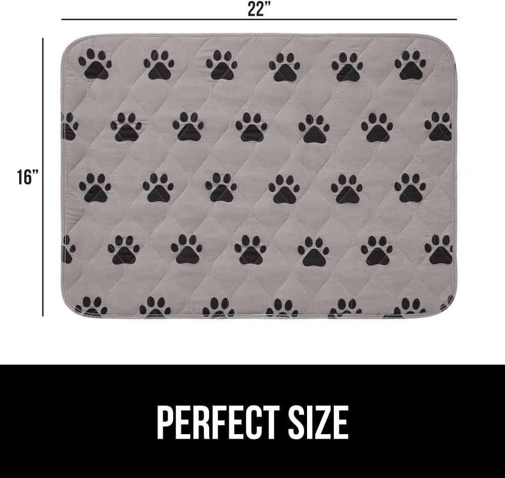 Washable Puppy Pads, Slip Resistant Dog Crate Mat, Waterproof Cloth Pee Pad f…