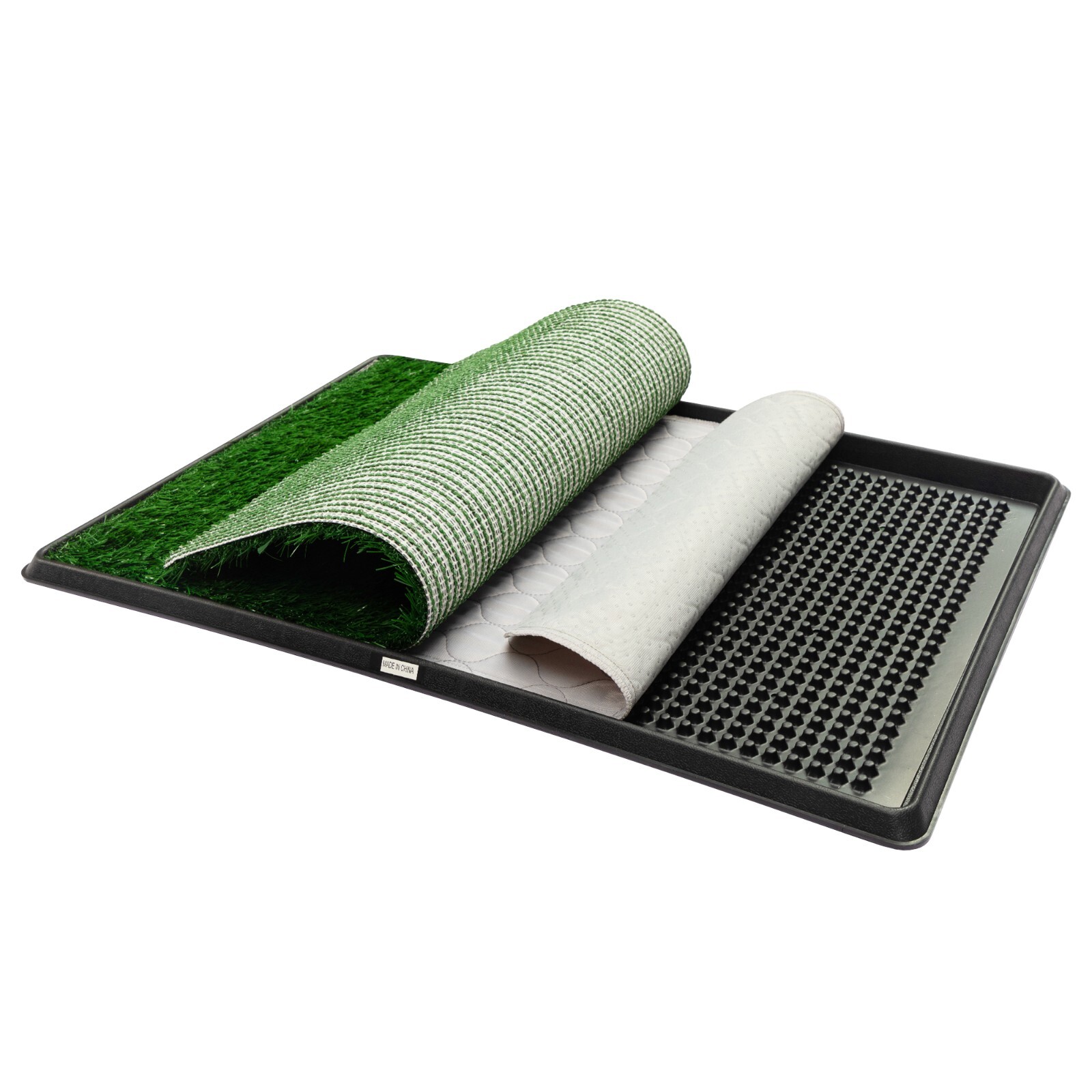 COZIWOW Dog Grass Pad Large Artificial Grass Patch for Dogs with Tray Washable