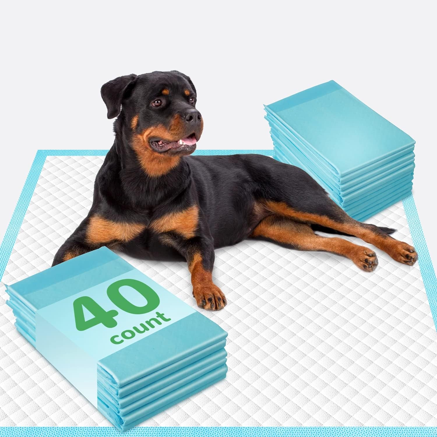 Extra Large Dog Pads 30″x26″ 40 Count Thicker Pet Training & Puppy Pads