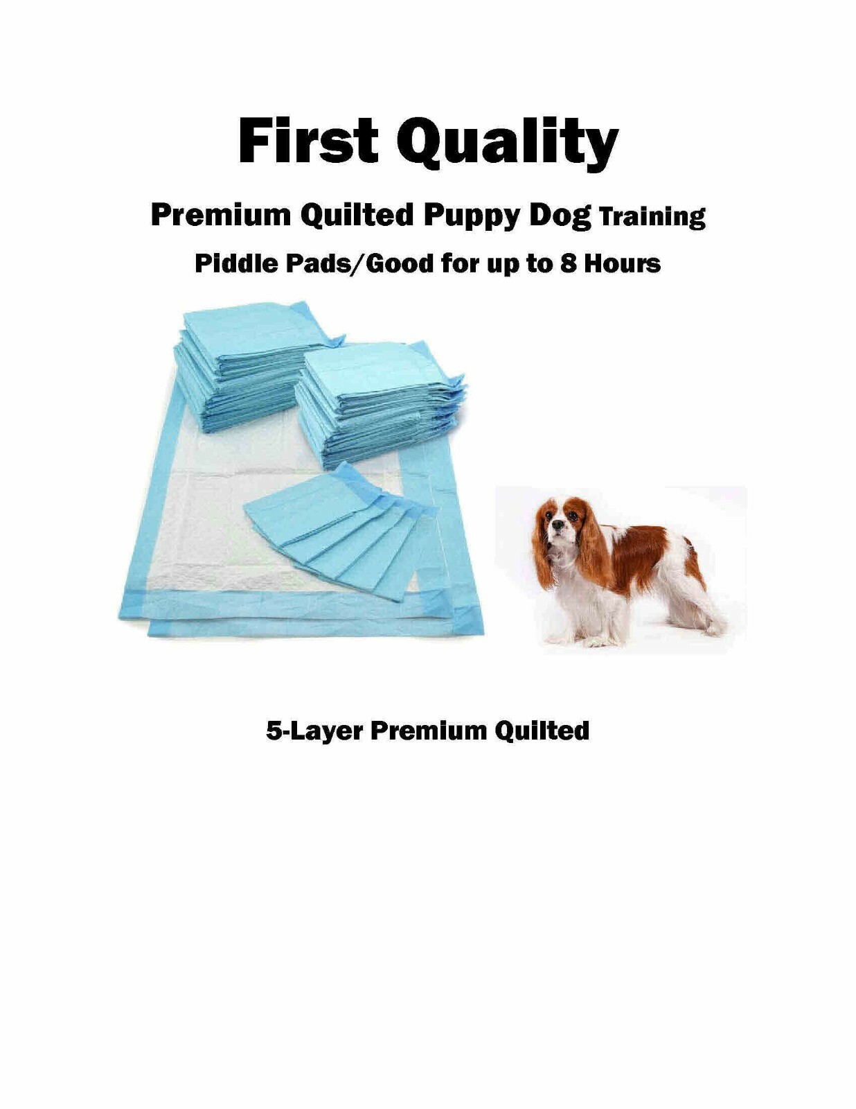 150-23×36″ Extra Absorbent Quilted Odor Controling 8hr 5 Ply Puppy Training pads